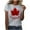 Gray, variant on OGLCCG Canada Maple Flag Womens T Shirts Graphic Printed Short Sleeve Crewneck Tops Loose Fit Lightweight Summer Casual Pullover for Women