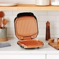 thumbnail image 1 of Gotham Steel Low Fat Multipurpose Sandwich Grill Nonstick Copper Coating, 1 of 4