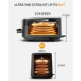 thumbnail image 3 of 6 QT Large Air Fryer, Fits 12" Pizza, 50 dB Ultra-Low Noise, Dual Heating Technology,11-IN-1,Quiet Smart Air Fryer with Window and Light, Digital Wide Fryer, Dishwasher Safe, Extra Large Family Size, 3 of 9