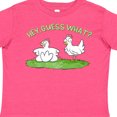 thumbnail image 4 of Inktastic Hey, Guess What? Chicken Butt Boys or Girls Toddler T-Shirt, 4 of 5