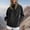 Black women fall raincoat a1, variant on Women Fall Winter Long Sleeve Zipper Hooded Casual Basic Windbreaker Outdoor Raincoat Solid Trendy Casual Loose Jackets Blazer, White 2XL