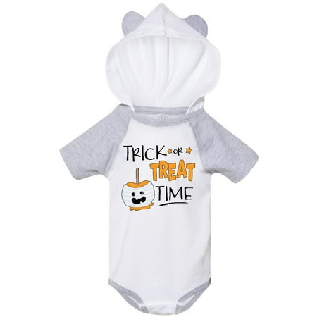 

Inktastic Halloween Trick or Treat Time Mummy Candy Apple Gift Baby Boy or Baby Girl Bodysuit