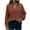 Brown, variant on Womens Long Sleeve Sweaters Knit Button Shirt Lightweight Dressy Casual Basic Pullover Tops Fall Fashion