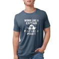 thumbnail image 1 of CafePress - Captain Dad Clothes Boat Apparel Novelty Gift T Sh - Mens Tri-blend T-Shirt, 1 of 1