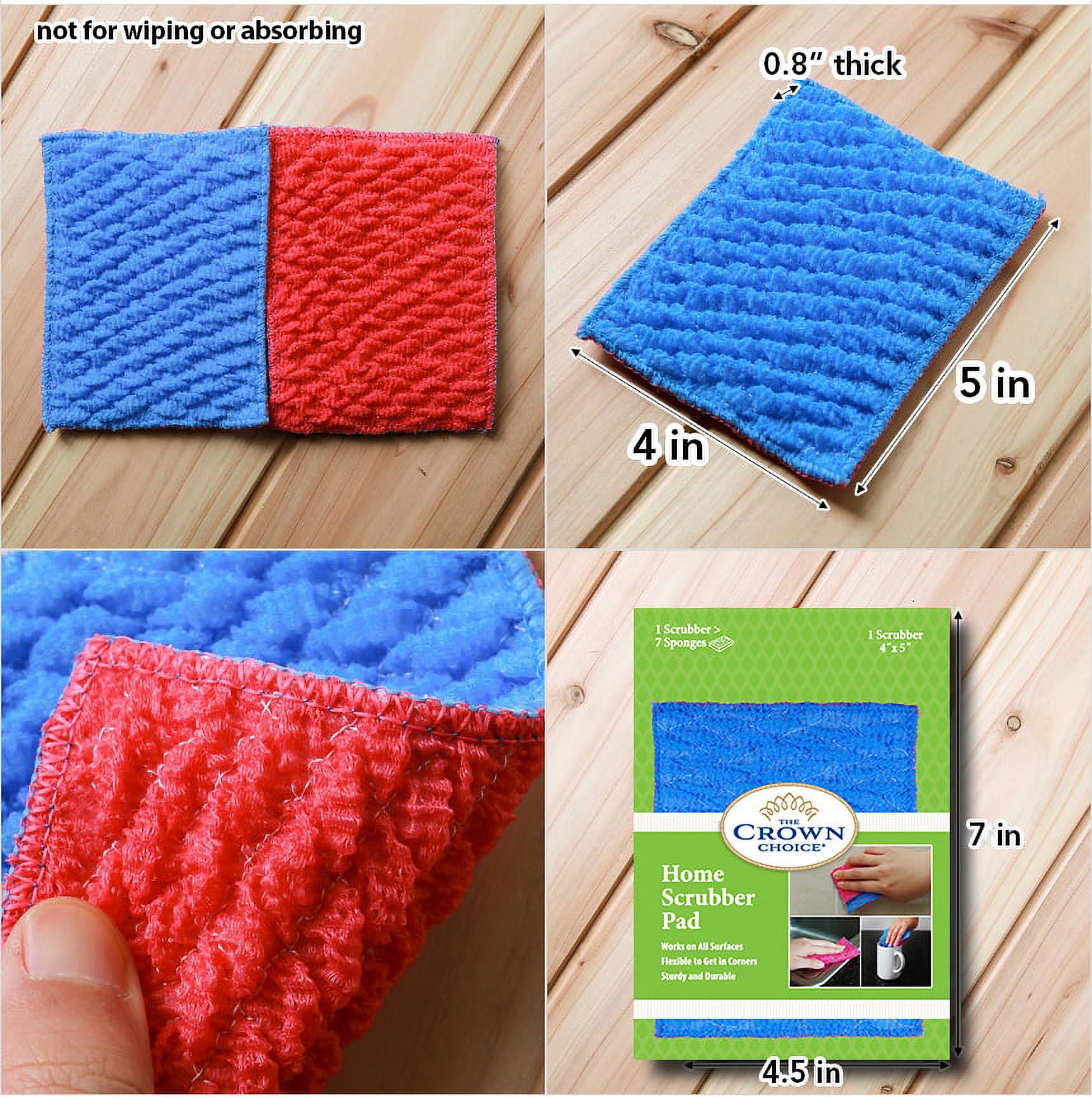 Odor Free Scrub Pads Combo (3PK) – Replace Kitchen Dish Sponge, Dish  Scrubbers for Washing Dishes – Reusable Sponge & Scrubber for Cleaning –  All