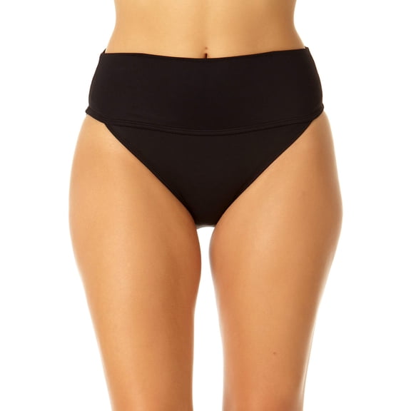 Women's Live In Color Soft Band High Waist Swim Bottom
