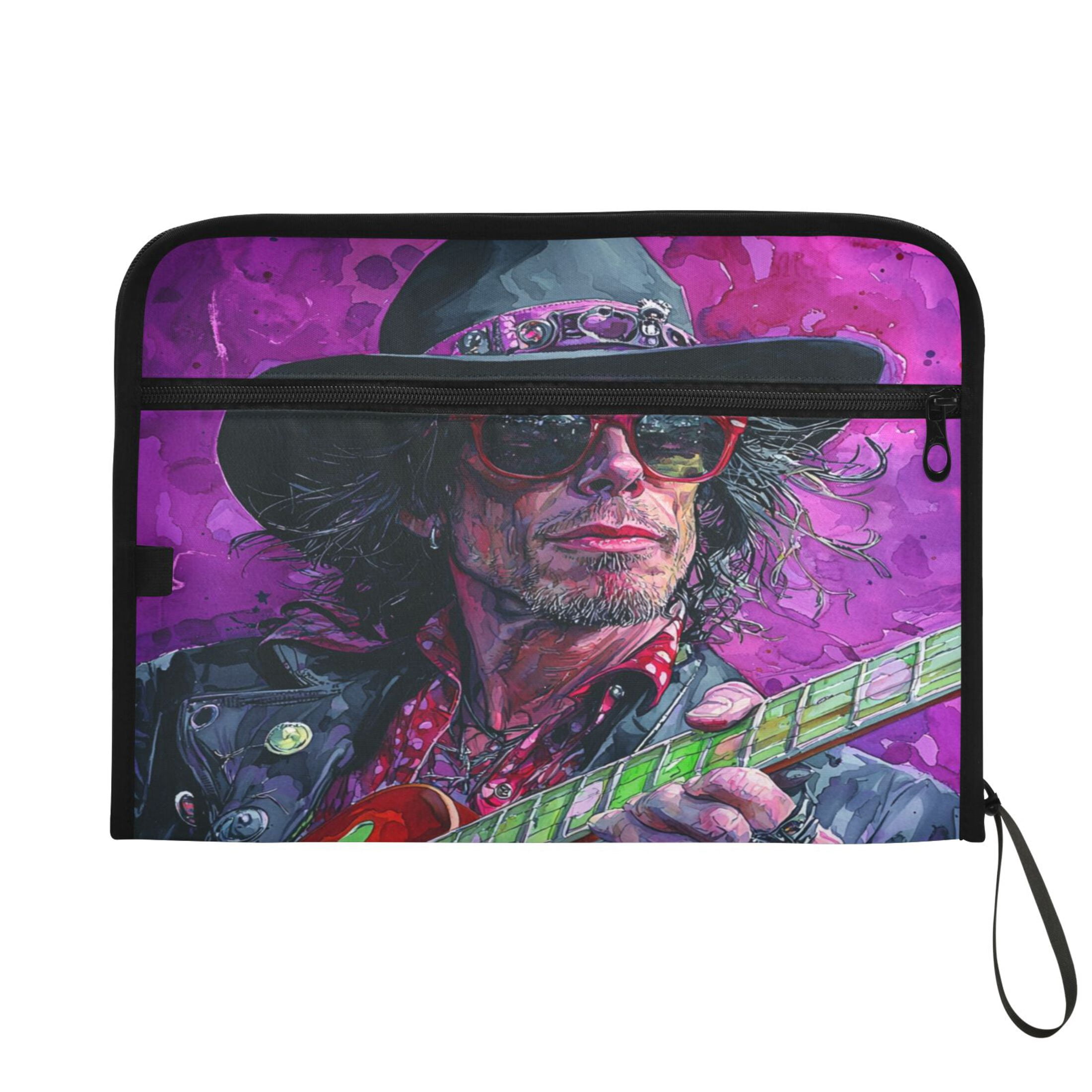 WOBOGO Uncle Rock Expanding File Folder Letter Size Accordion Filing Organizer 13 Pocket Separate Organ Pocket