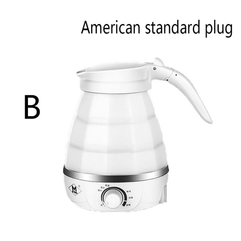 Wisremt World Universal Travel Folding Mini Silicone Electric Kettle Portable Household Kettle