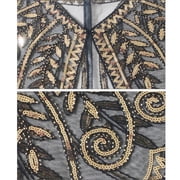 Aellinatey Women's Glittering Shawl Sequins Bridal Shawl Fringed Evening Wrap Shawls