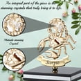 thumbnail image 2 of Matashi 24K Gold Plated Zodiac Figurine Scorpio Design with Crystal Accents – Single Piece, 2 of 5