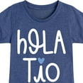 thumbnail image 3 of Instant Message - Hola Tio - Toddler & Youth Girls Short Sleeve Graphic T-Shirt, 3 of 6