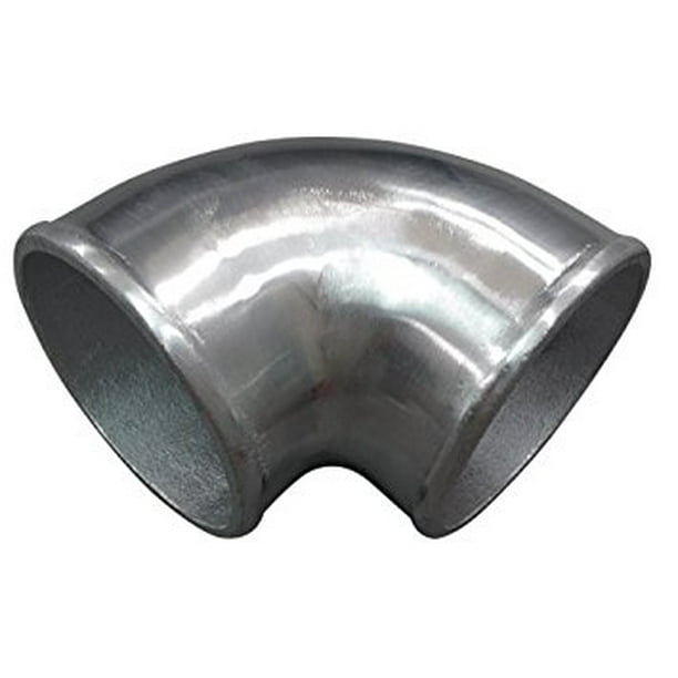 3.5 Inch Cast Aluminum Elbow 90 Degree Pipe Polished Finishing