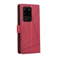 thumbnail image 5 of Nalacover Case for Samsung Galaxy S20 Ultra - Card Holder PU Leather Flip Wallet Cover with Magnetic Clasp Stand Hand Strap, Soft TPU Inner Shockproof Anti-Scratches Case for Galaxy S20 Ultra, Red, 5 of 10