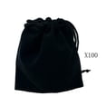 thumbnail image 1 of 2x 50 Pieces Lot Velvet Cloth Jewelry Pouches Drawstring Bags 10x12cm, 1 of 10