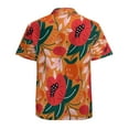 thumbnail image 3 of High Quality Hawaiian Shirts for Men Short Sleeve Aloha Beach Shirt Floral Summer Casual Button Down Shirts Blouses SJVDTJ, 3 of 7