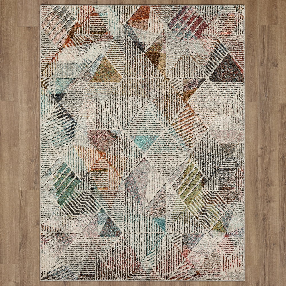 Mohawk Home Turnberry Indoor Geometric Area Rug, Multi, 6' x 9'