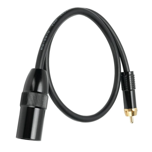 Cable XLR A AV, Conector Chapado En Oro, Núcleo De Cobre XLR Macho A Cable De Enchufe AV, Carcasa Metálica Para Reproductor De CD