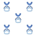 thumbnail image 3 of Qarigey Cepillos de en forma de U para niños pequeños Herramienta de limpieza de agarre de de 360 grados con mango Cepillos de silicona para Type2 NO2, 3 of 6