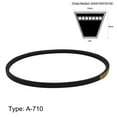 thumbnail image 2 of Unique Bargains A710 Rubber Transmission Drive Belt V-Belt 710mm Inner Girth for Washing Machine, 2 of 2
