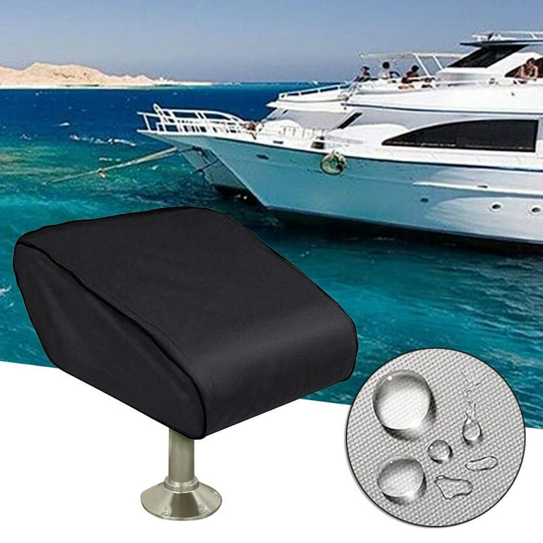 Boat Folding Seat Cover Waterproof Heavy-Duty Trailerable Fishing Chair  CoveY1G7