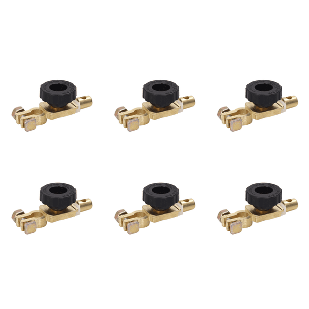 Interruptor de Batería DQrwqpou 6 Uds Corte Rápido Negro 17mm