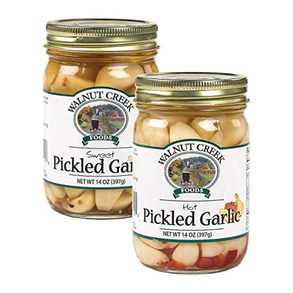 Hot Pickled Garlic