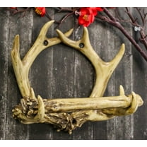 Rustic Western 8 Point Buck Deer Antlers Toilet Paper Holder Bathroom Wall Decor