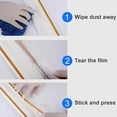 thumbnail image 3 of 2026 New Ceramic Tile Gap Tape, Ceramic Tile Gap Tape Self Adhesive Caulk Strip, Peel Stick Self-Adhesive Caulk Tape Strip for Bathtub Kitchen Sink Toilet Wall Edge (Seven Colored Silver), 3 of 5