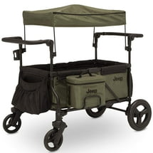 Jeep Deluxe Wrangler Wagon Stroller with Cooler Bag and Parent Organizer by Delta Children