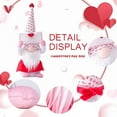 thumbnail image 4 of 2Pcs Valentine's Day Gnomes Decor, Decorations Standing Valentine's Desktop Room Decoration Living Post Day Bedroom Home Decor Christmas Hanging Ornament, 4 of 7