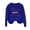 Blue, variant on Game Day Baseball Sweatshirt for Women Long Sleeve Pullover Tops Casual Loose Crewneck Funny Baseball Mom Tunic Blouse