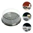 thumbnail image 4 of ACDANC 10Pcs Cake Containers with Lid - Plastic Clear Cake Container Dome and Black Base Carry, 4 of 7