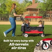 Radio Flyer All-Terrain Kid & Cargo Push Folding Wagon, Air Tires