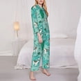 thumbnail image 3 of Daiia Alapaca in Boho for Women's Long-Sleeved Pajama Set – Soft & Comfortable Sleepwear Button-Up Pajamas Cozy Lounge Wear-XX-Large, 3 of 7
