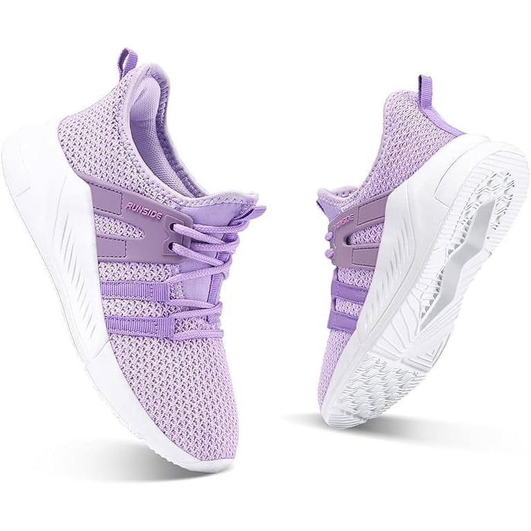Kushyshoo Kids Sneakers Light Purple Running Tennis Athletic Shoes for  Girls Size 3 (Big Kid) - Walmart.com