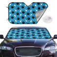thumbnail image 2 of Kdxio Bowling Balls Print Windshield Sun Shade,UV Rays and Sun Heat Protection,Sunshade for Car Windshield,Car Shade Front Windshield -, 2 of 5