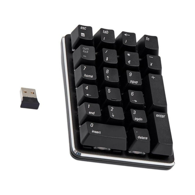 Mini Clavier Intelligent 2.4G 21 Touches pour Ordinateur Portable switch Marron