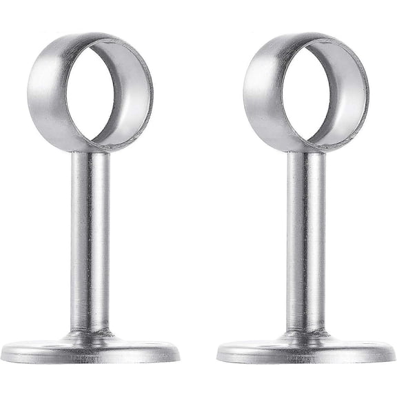 SZTXJ Set of 2 brackets with tube for stainless steel wardrobe, Dia 25mm