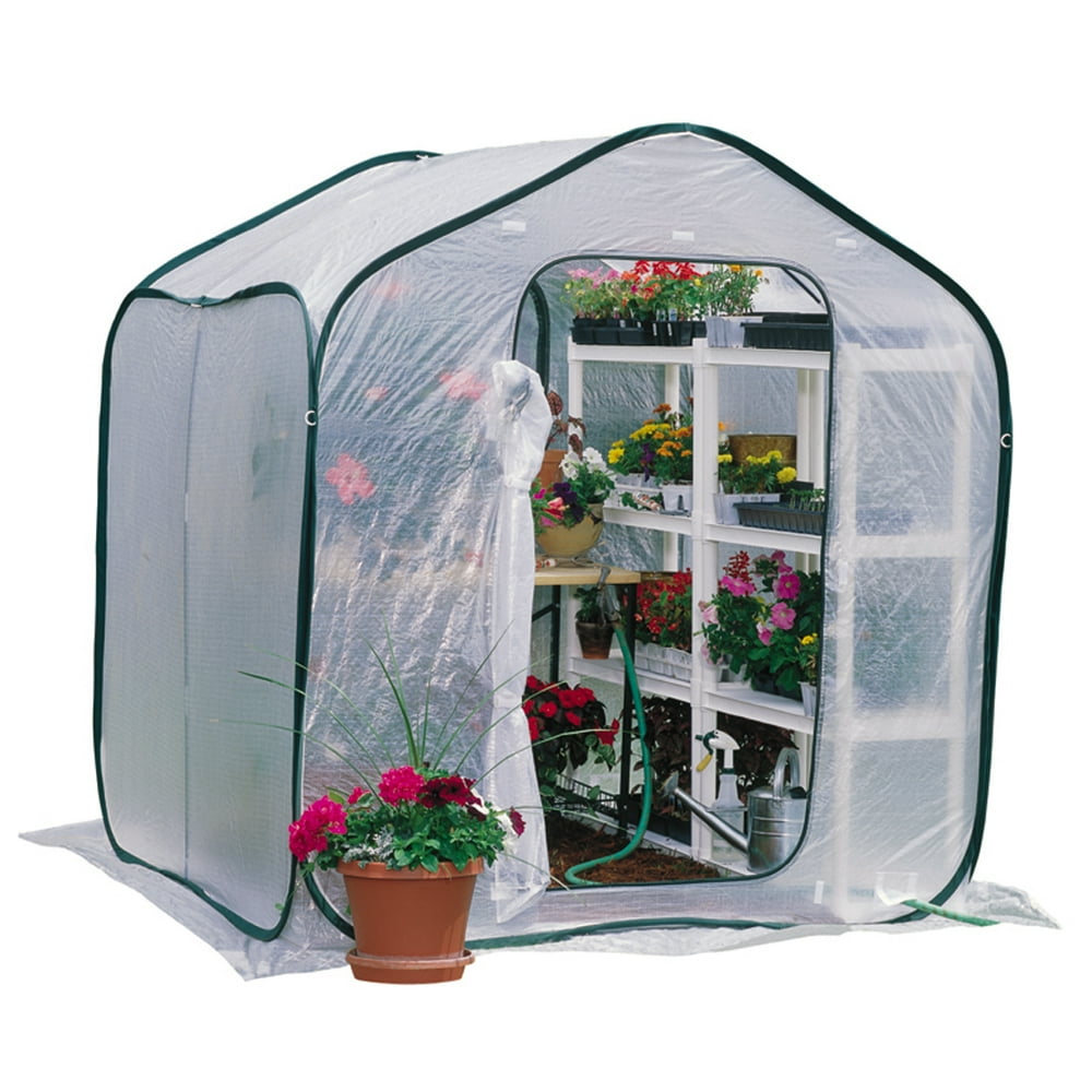 Flowerhouse FHSP300 6.5' x 6' x 6' Clear Portable PopUp WalkIn