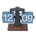thumbnail image 2 of Flip Desk Clock, Retro Flip Desk Clock Mechanical Retro Design, 12 Hours Auto Flip Desk Digital Display,Battery Powered Flip Down Clock for Home Office Decor, 2 of 7