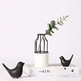 thumbnail image 5 of Estatuas de animales pequeños, decoración del hogar, adornos decorativos negros de estilo moderno para sala de estar, dormitorio, oficina, gabinetes, 5 of 5