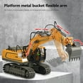 thumbnail image 4 of RC Excavator, 1:20 Scale Remote Control Excavator, 2.4GHz 11 Channel RC Construction Truck, Engineering Vehicles Educational Toys with Light and Music , and, 4 of 7