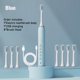 thumbnail image 3 of Cepillo de dientes eléctrico sónico para adultos, cuidado bucal, blanqueamiento, limpieza, recargable, automático, potente, temporizador, cepillo de dientes inteligente, 3 of 5