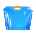 thumbnail image 3 of Unique Bargains 10L Collapsible Water Container Bag, Plastic Storage Jug Folding Water Bag, Blue, 3 of 7