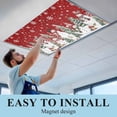 thumbnail image 6 of Red Christmas Fluorescent Light Covers, Snowman Snowflake Xmas Tree Winter Magnetic Light Covers for Ceiling Lights, Fluorescent Ceiling Shade Filters for Classroom Bedroom Office 4x2Ft x 4PCS, 6 of 8