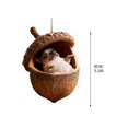 thumbnail image 5 of Christmas Tree Ornament Set Woodland Animal Ornaments Pinecone Acorn Decorations 2D Flat Acrylic 3.15 Inch Cute Forest Design for Xmas Tree Decor Holiday Home Gift, 5 of 8