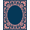 Pink, Pattern 3, variant on ODIKA 4'x6' Machine Washable Non-Slip Area Rug, Elegant Damask Scroll Heirloom High Traffic Rug, Black, 550220