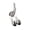 Left, variant on Ear Studs Punk Hip Hop Detachable 2-Claw Hook Personality Gift Cool Simple Style Men Earrings Fashion Jewelry