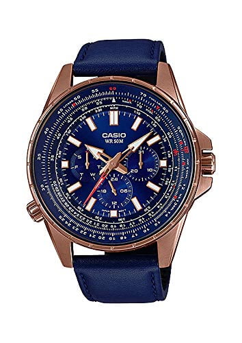 casio watch with sweeping second hand