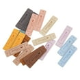 thumbnail image 3 of Ropa 20 Piezas Etiquetas Hechas A Mano Material PU Respetuoso Con El Medio Ambiente Etiqueta Suave Duradera Para Bolsas De Costura DIY Carteras, 3 of 7